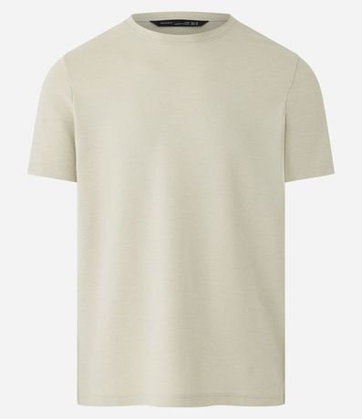 Remera Slim en Algodón con Textura Acanalada 7