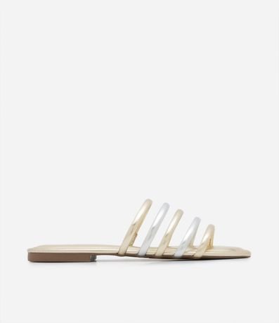 Sandalia Plana Multi Tiras