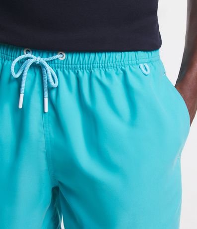 Bermuda de Banho en Ripstop con Cintura Elástica 6