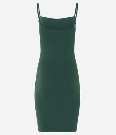 Vestido Corto en Algodón con Breteles Finos 2