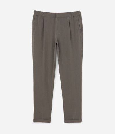 Pantalón Sastrería con Cintura Elástica y Pliegues 6