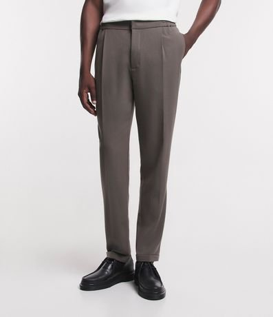 Pantalón Sastrería con Cintura Elástica y Pliegues 2