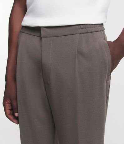 Pantalón Sastrería con Cintura Elástica y Pliegues 4