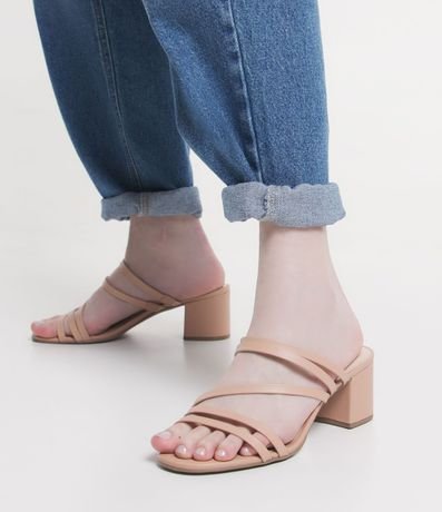 Sandalia Multi Tiras con Taco Bloque 2