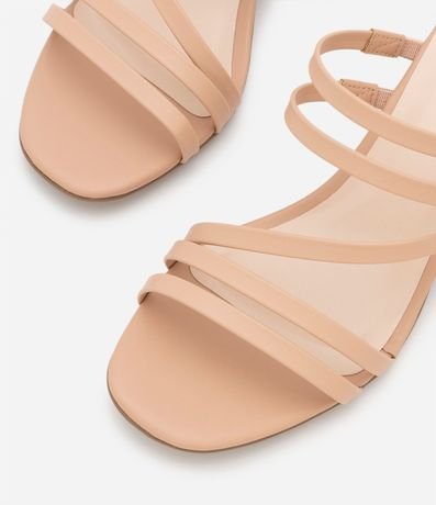 Sandalia Multi Tiras con Taco Bloque 4