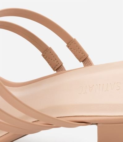 Sandalia Multi Tiras con Taco Bloque 5