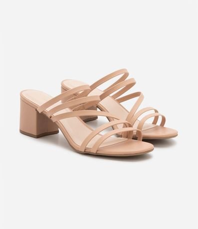 Sandalia Multi Tiras con Taco Bloque 6