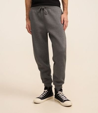 Pantalón en Algodón con Cintura Elástica y Bajo Ajustada 2