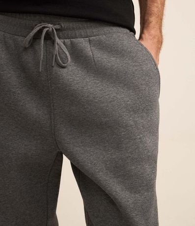 Pantalón en Algodón con Cintura Elástica y Bajo Ajustada 3