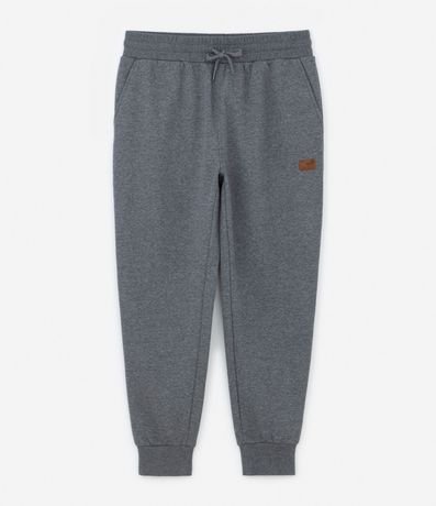 Pantalón en Algodón con Cintura Elástica y Bajo Ajustada 6