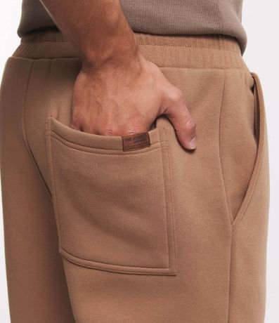 Pantalón en Algodón con Cintura Elástica y Bajo Ajustada 5