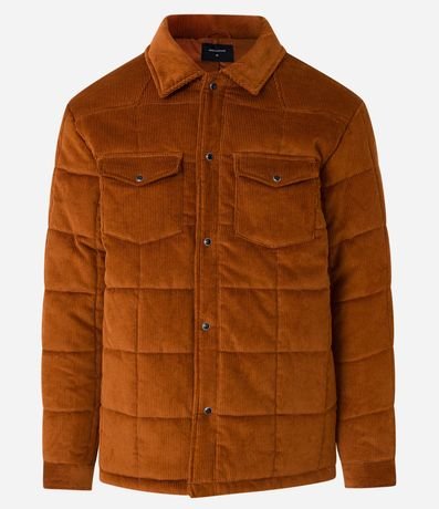 Campera de Terciopelo Cotele con dos Bolsillos de Solapa 8