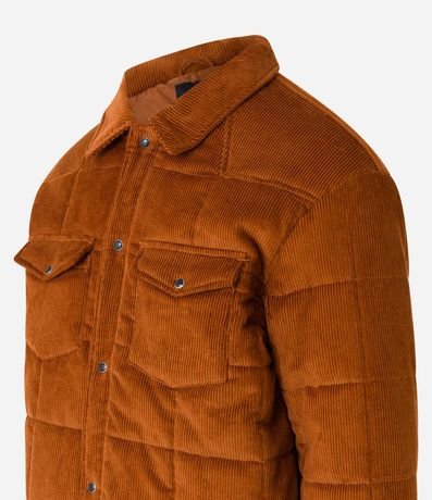 Campera de Terciopelo Cotele con dos Bolsillos de Solapa 9