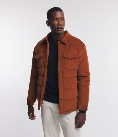 Campera de Terciopelo Cotele con dos Bolsillos de Solapa 3