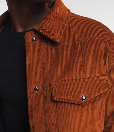 Campera de Terciopelo Cotele con dos Bolsillos de Solapa 6