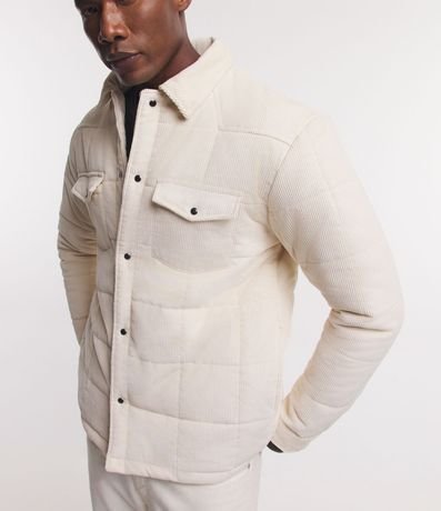 Campera de Terciopelo Cotele con dos Bolsillos de Solapa 4