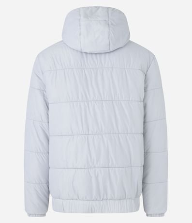 Campera Puffer en Microfibra con Capucha 8