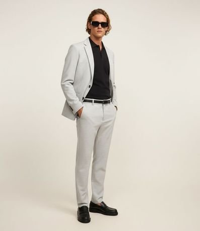 Pantalón Slim Performance en Sastrería con Textura 2