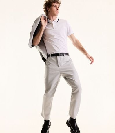 Pantalón Slim Performance en Sastrería con Textura