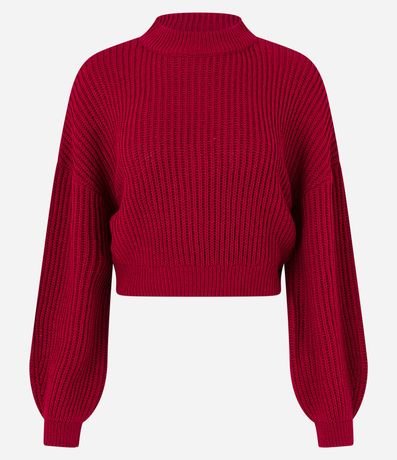 Buzo Suéter de Punto Texturizado con Puño Ajustado 5