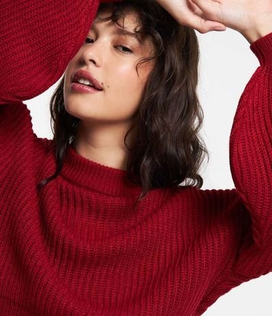 Buzo Suéter de Punto Texturizado con Puño Ajustado 4