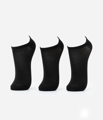 Kit 03 Medias Invisibles en Poliamida Aeradas