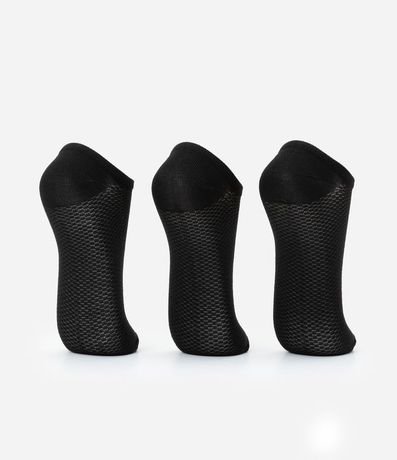 Kit 03 Medias Invisibles en Poliamida Aeradas 3