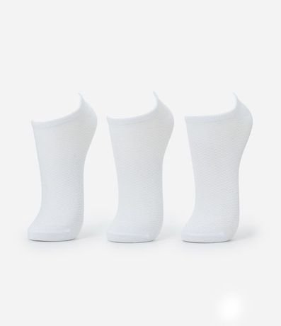 Kit 03 Medias Invisibles en Poliamida Aeradas