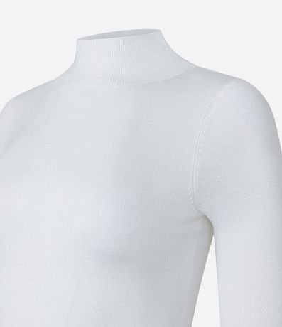 Blusa Básica en Viscosa con Cuello Alto 2