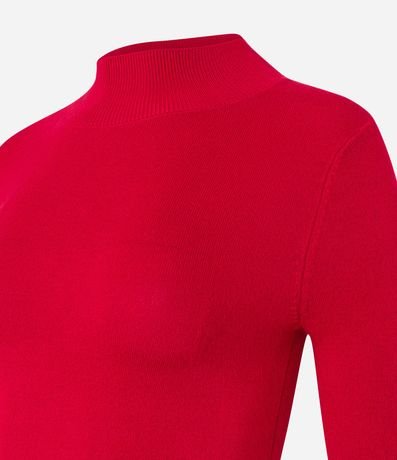 Blusa Básica en Viscosa con Cuello Alto 8