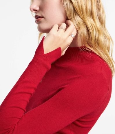 Blusa Básica en Viscosa con Cuello Alto 6