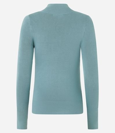 Blusa Básica en Viscosa con Cuello Alto 8