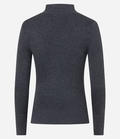 Blusa Básica en Viscosa con Cuello Alto 8