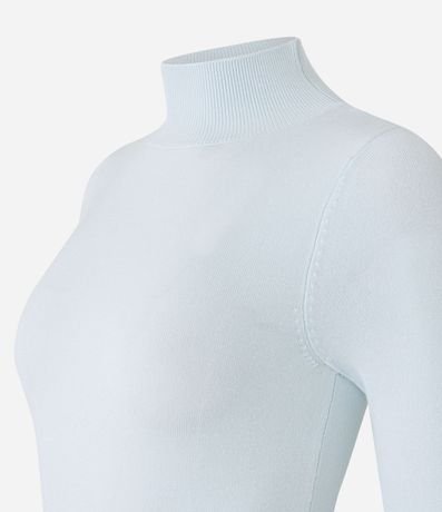 Blusa Básica en Viscosa con Cuello Alto 7