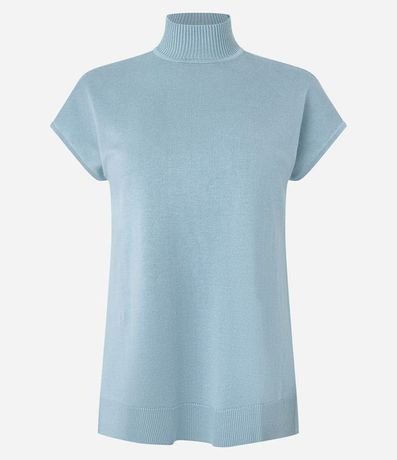 Blusa en Punto con Cuello Alto 6