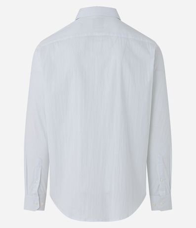 Camisa Social en Algodón Manga Larga con Textura Maquinetada 7