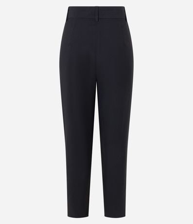 Pantalón Carrot Sastrería con Pliegues y Detalle en el Bajo 7