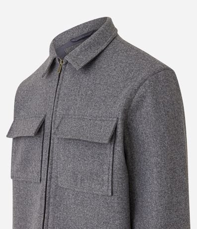 Campera Trucker Pesada en Polivelour con Bolsillos 10