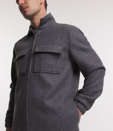 Campera Trucker Pesada en Polivelour con Bolsillos 8