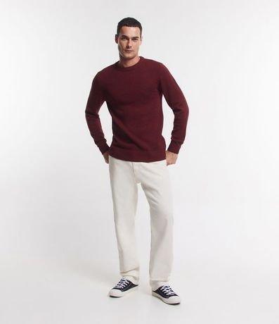 Suéter en Tejido de Punto Pesado Fit Comfort 3