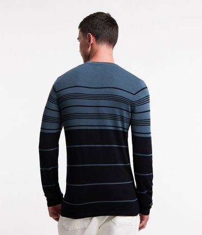 Suéter en Tejido de Punto con Rayas Horizontales 4
