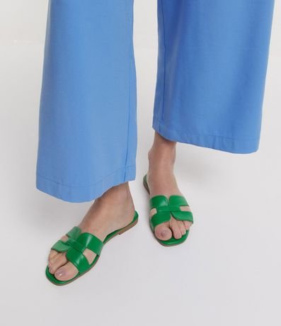 Sandalia Plana con Tiras en H 2