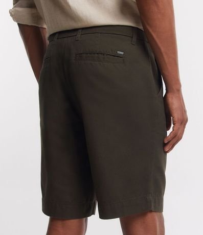 Bermuda Slim en Algodón Texturizado con Lazo Interior 4