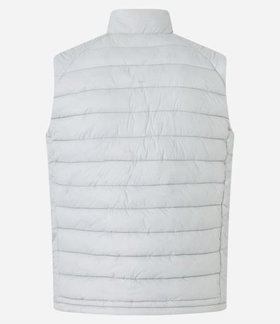 Chaleco Puffer Deportivo con Cuello Alto y Gajos 7