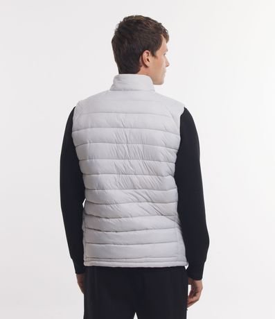 Chaleco Puffer Deportivo con Cuello Alto y Gajos 3