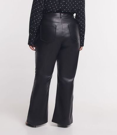 Pantalón Flare en Material Sintético Curve & Plus Size 3