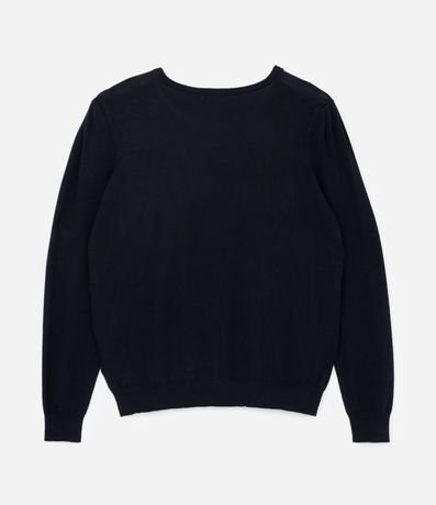 Suéter de Punto con Textura Cuadriculada y Perlas Curve & Plus Size 6