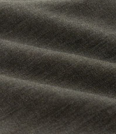 Camisa en Algodón con Botones Delanteros y Efecto Melange 8