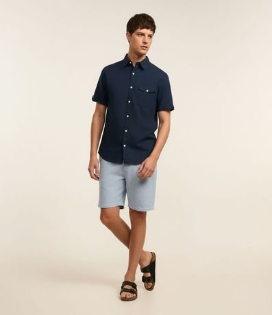 Bermuda Texturizada en Lino