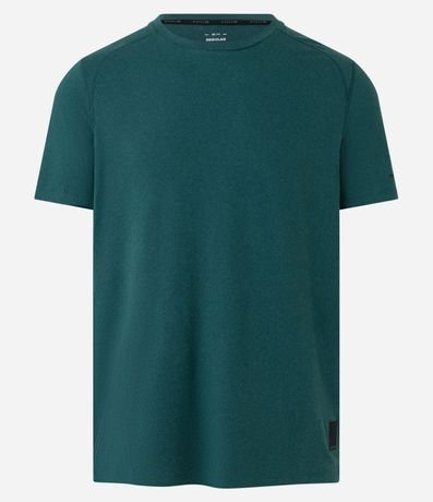 Remera Deportiva con Etiqueta en la Barra y Manga Corta 8